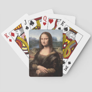 Baraja De Cartas Pintura de retrato de Mona Lisa