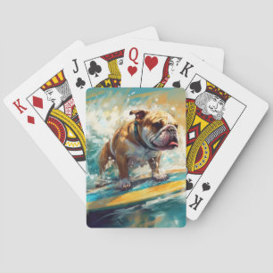 Baraja De Cartas Pintura de surf en bulldog Beach