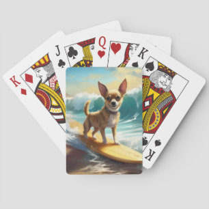 Baraja De Cartas Pintura de surf en la playa Chihuahua