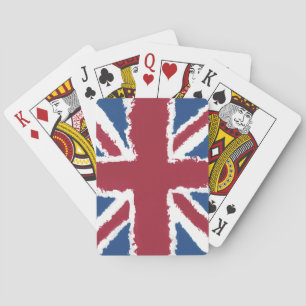 Baraja De Cartas Pintura de Union Jack de Heva Weva