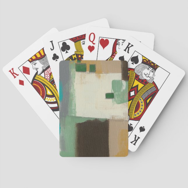 Baraja De Cartas Pintura expresionista con pincel fuerte (Reverso)