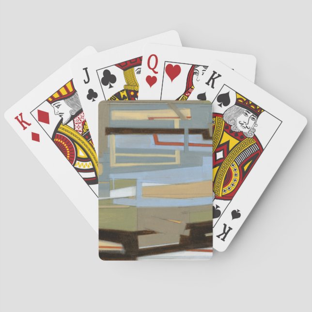 Baraja De Cartas Pintura moderna de libre expresión de Norman Wyatt (Reverso)