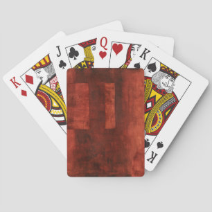 Baraja De Cartas Pintura profunda de cañones con formas geométricas
