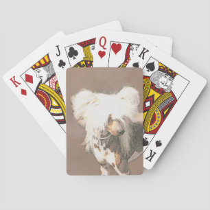 Baraja De Cartas Pintura sin pelo de cremallera china arte original