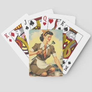 Baraja De Cartas Pinza de belleza vintage
