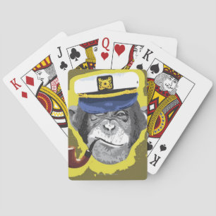 Baraja De Cartas Pipa de humo de chimpancé