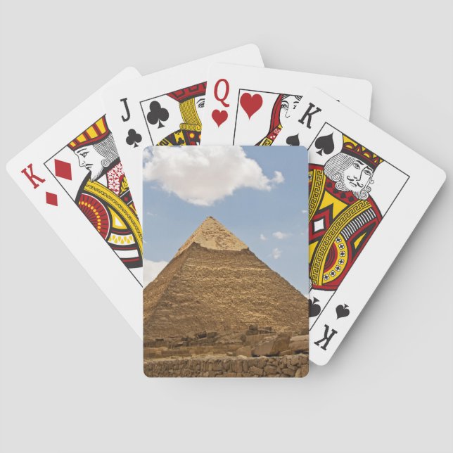 Baraja De Cartas Pirámide de giza (Reverso)