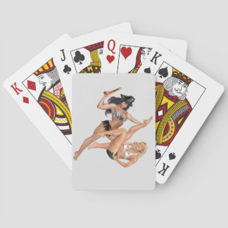 BARAJA DE CARTAS PIRATAS MUJERES PELEANDO