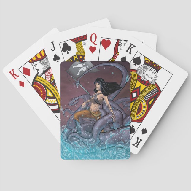 Baraja De Cartas Pirate Girl (Reverso)