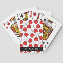 Baraja De Cartas Piruetas Rojas, Piruetas de Corazón, Caramelo, Tu
