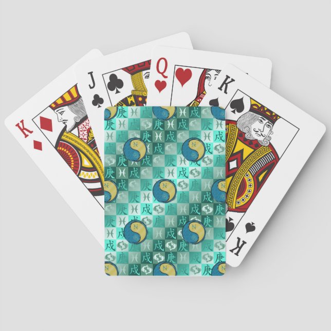 Baraja De Cartas Pisces & Metal Dog (Reverso)