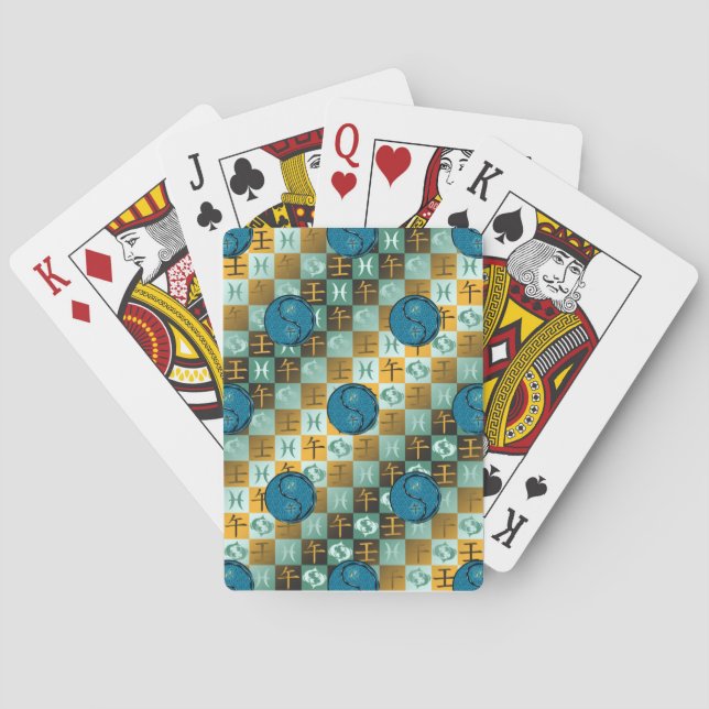Baraja De Cartas Pisces & Water Horse (Reverso)
