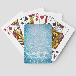 Baraja De Cartas Piscina de verano acuático personalizada