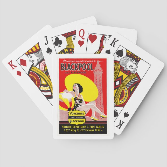 Baraja De Cartas Piscina negra (Reverso)