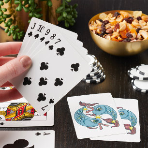Baraja De Cartas Piscis Zodíaco Pez Celeste Astrología
