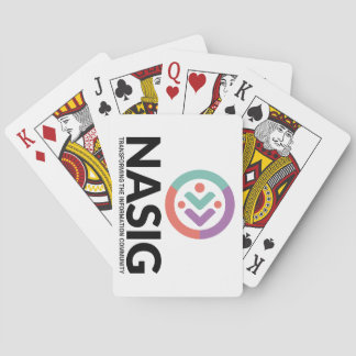 Baraja De Cartas Piso de tarjeta NASIG