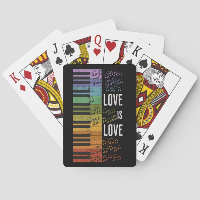 Baraja De Cartas Pista arcoiris (Reverso)