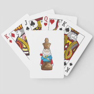 Baraja De Cartas Pista de ajedrez King Chess
