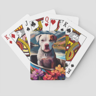 Baraja De Cartas Pitbull en una Paleta: Una Aventura Escénica