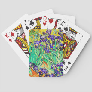 Baraja De Cartas PixDezines van gogh iris morado barbudo / st. remy