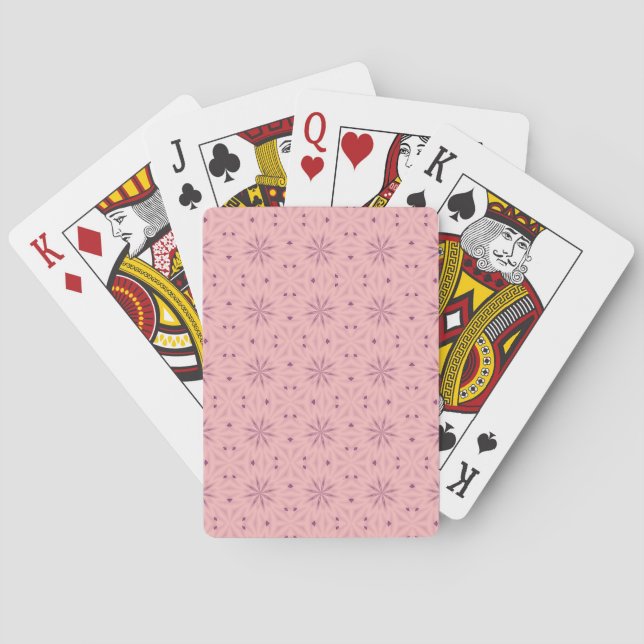 Baraja De Cartas Píxeles rosados de oferta (Reverso)