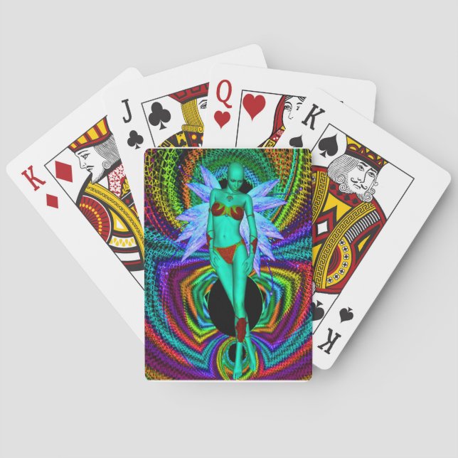 Baraja De Cartas Pixie eléctrico (Reverso)