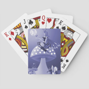 Baraja De Cartas Pixie en las tarjetas de reproducción de hongos