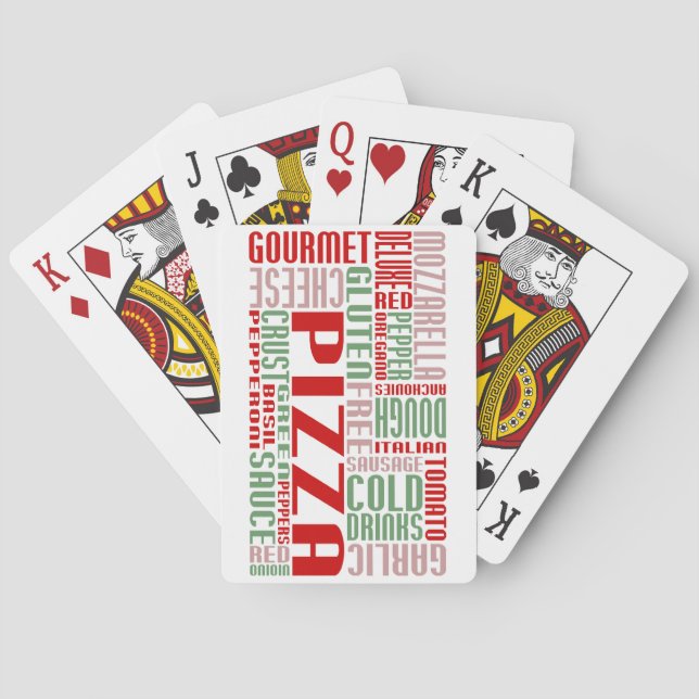 Baraja De Cartas pizza chitChat (Reverso)