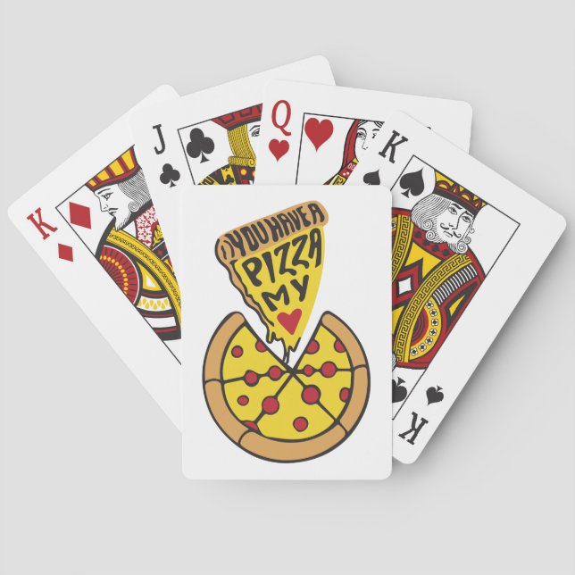 Baraja De Cartas Pizza Mania (Reverso)