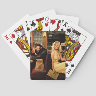 Baraja De Cartas Placa azul