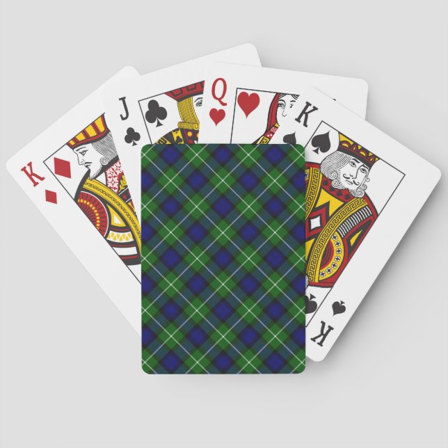Baraja De Cartas Placa azul lamont (Reverso)