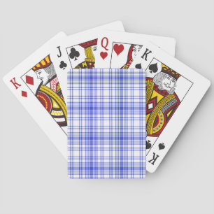 Baraja De Cartas Placa blanca azul 2