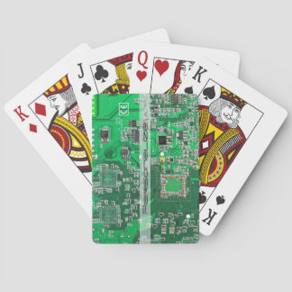 Baraja De Cartas Placa del circuito impreso para el circuito verde