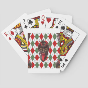Baraja De Cartas plaid navidades krampus