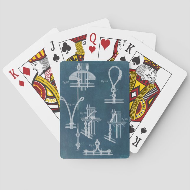 Baraja De Cartas Plan de detalles náuticos IV (Reverso)