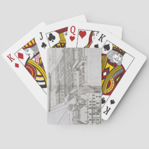 Baraja De Cartas Plan de los jardines y del Chateau incluidos de