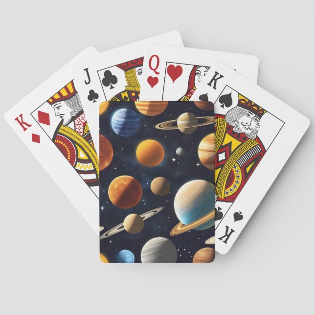 Baraja De Cartas Planes del espacio ultraterrestre 2 (Reverso)