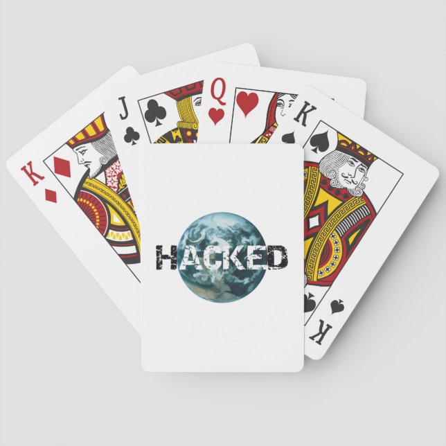 Baraja De Cartas Planeta Tierra hackeada (Reverso)