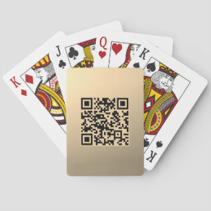Baraja De Cartas Plantilla de código QR editable al instante Fals