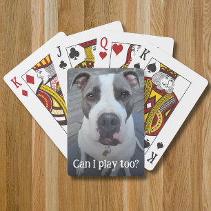 Baraja De Cartas Plantilla de foto completa divertido mascota