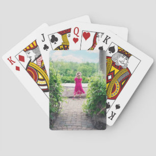 Baraja De Cartas Plantilla de foto infantil personalizada linda