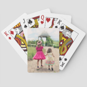 Baraja De Cartas Plantilla de foto personalizada para niños linda