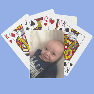 Baraja De Cartas Plantilla de fotografía Tarjetas de juego de regal