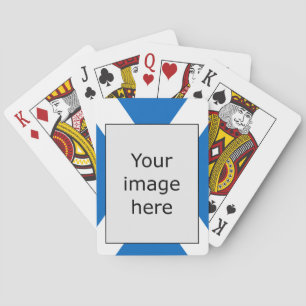 Baraja De Cartas Plantilla - Escudo Tartán