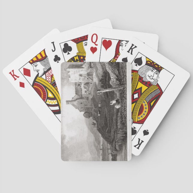 Baraja De Cartas Plas Crug, cerca de Aberystwyth, Cardiganshire (Reverso)