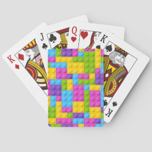 Baraja De Cartas Plastic Construction Blocks Pattern