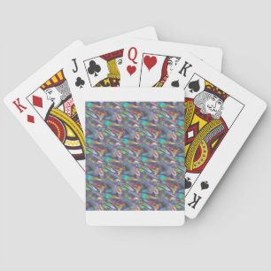 Baraja De Cartas plata holográfica