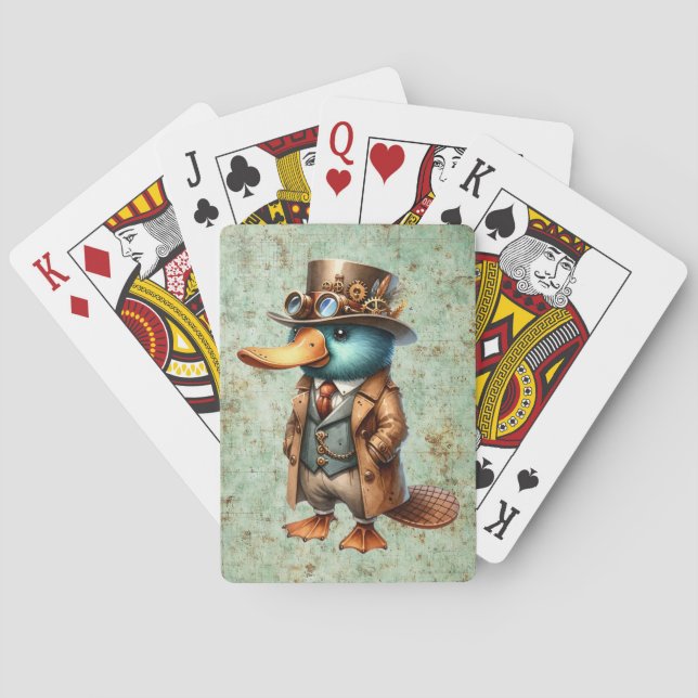 Baraja De Cartas Plátipo Steampunk (Reverso)