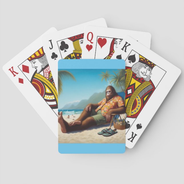 Baraja De Cartas Playa Bigfoot (Reverso)