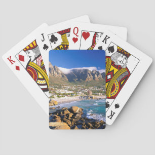 Baraja De Cartas Playa de Camps Bay y la cordillera de los Doce Apó